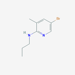 molecular formula C9H13BrN2 B3023248 N-(5-Bromo-3-methyl-2-pyridinyl)-N-propylamine CAS No. 1219982-70-3
