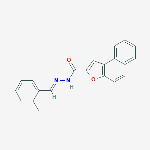N'-(2-methylbenzylidene)naphtho[2,1-b]furan-2-carbohydrazide