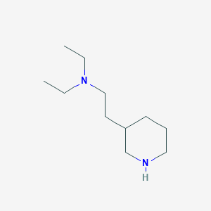 molecular formula C11H24N2 B3023254 N,N-Diethyl-2-(3-piperidinyl)-1-ethanamine CAS No. 122374-01-0