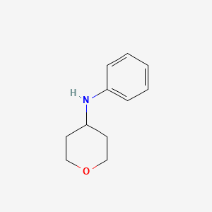 molecular formula C11H16ClNO B3023257 N-Phenyloxan-4-amine CAS No. 360058-83-9