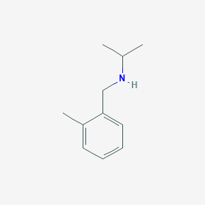 molecular formula C11H17N B3023258 N-(2-Methylbenzyl)propan-2-amine CAS No. 91338-98-6