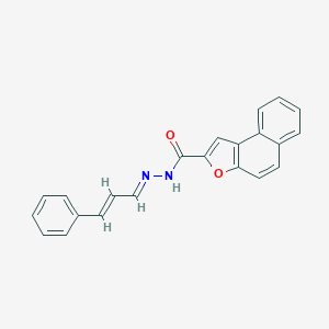 molecular formula C22H16N2O2 B302326 N'-(3-phenyl-2-propenylidene)naphtho[2,1-b]furan-2-carbohydrazide 