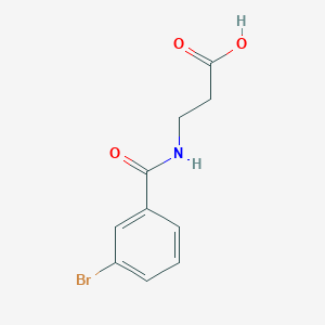 molecular formula C10H10BrNO3 B3023263 N-(3-bromobenzoyl)-beta-alanine CAS No. 333394-85-7