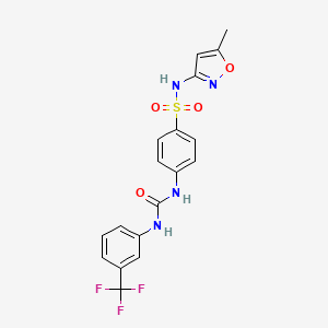 N-(5-Methylisoxazol-3-yl)-4-(3-(3-(trifluoromethyl)phenyl)ureido)benzenesulfonamide