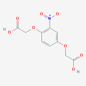 molecular formula C10H9NO8 B3023291 2,2'-[(2-Nitro-1,4-phenylene)bis(oxy)]diacetic acid CAS No. 83785-11-9
