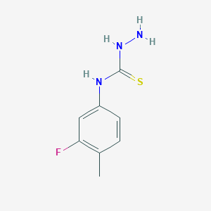 N-(3-fluoro-4-methylphenyl)hydrazinecarbothioamide