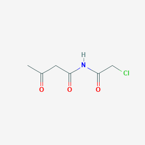 molecular formula C6H8ClNO3 B3023302 N-(2-chloroacetyl)-3-oxobutanamide CAS No. 82437-53-4