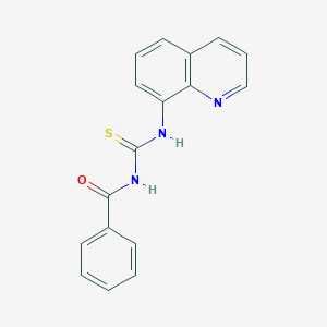 molecular formula C17H13N3OS B3023304 N-benzoyl-N'-(8-quinolinyl)thiourea CAS No. 130818-06-3