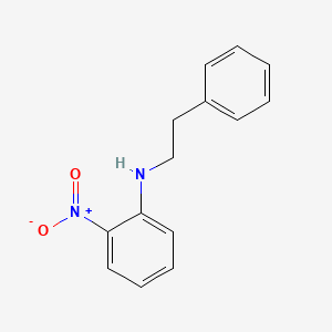 molecular formula C14H14N2O2 B3023311 (2-硝基苯基)(2-苯乙基)胺 CAS No. 100870-32-4
