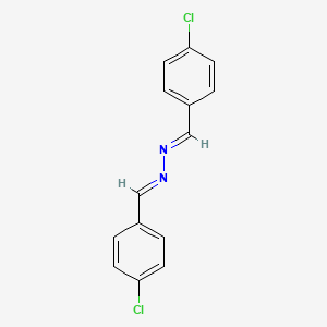 molecular formula C14H10Cl2N2 B3023312 1,2-Bis(4-chlorobenzylidene)hydrazine CAS No. 3510-48-3