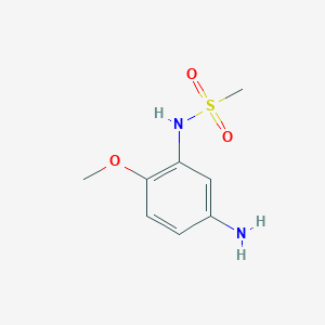 molecular formula C8H12N2O3S B3023342 N-(5-amino-2-methoxyphenyl)methanesulfonamide CAS No. 123343-92-0