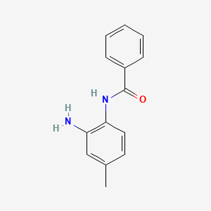 molecular formula C14H14N2O B3023345 N-(2-amino-4-methylphenyl)benzamide CAS No. 53476-33-8