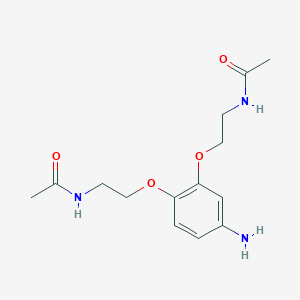 N-(2-{2-[2-(acetylamino)ethoxy]-4-aminophenoxy}ethyl)acetamide