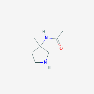 N-(3-methylpyrrolidin-3-yl)acetamide