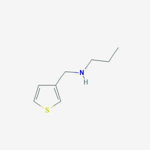 molecular formula C8H13NS B3023355 N-(噻吩-3-基甲基)丙-1-胺 CAS No. 741698-78-2