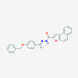 N'-{(E)-[4-(benzyloxy)phenyl]methylidene}naphtho[2,1-b]furan-2-carbohydrazide