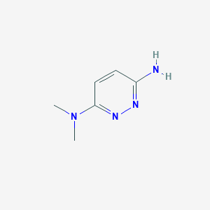 molecular formula C6H10N4 B3023366 N3,N3-dimethylpyridazine-3,6-diamine CAS No. 39539-91-8