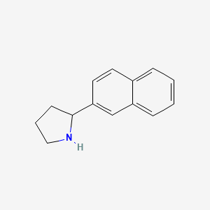 molecular formula C14H15N B3023367 2-(萘-2-基)吡咯烷 CAS No. 100710-37-0