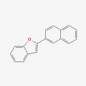 molecular formula C18H12O B3023369 2-(2-Naphthyl)benzofuran CAS No. 26870-25-7
