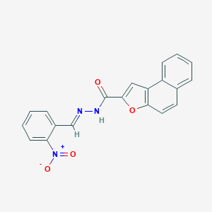 molecular formula C20H13N3O4 B302337 N'-{2-nitrobenzylidene}naphtho[2,1-b]furan-2-carbohydrazide 
