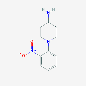 molecular formula C11H15N3O2 B3023394 1-(2-Nitrophenyl)piperidin-4-amine CAS No. 952949-14-3