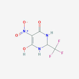 6-Hydroxy-5-nitro-2-(trifluoromethyl)-2,3-dihydropyrimidin-4(1H)-one