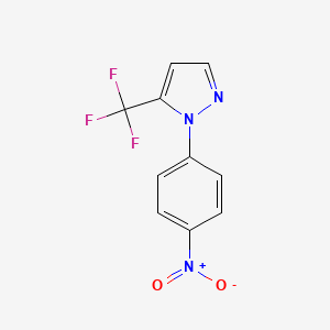 1-(4-nitrophenyl)-5-(trifluoromethyl)-1H-pyrazole