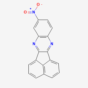 molecular formula C18H9N3O2 B3023409 9-硝基苊并[1,2-b]喹喔啉 CAS No. 134859-12-4