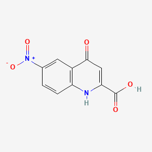 molecular formula C10H6N2O5 B3023411 4-Hydroxy-6-nitroquinoline-2-carboxylic acid CAS No. 52980-08-2