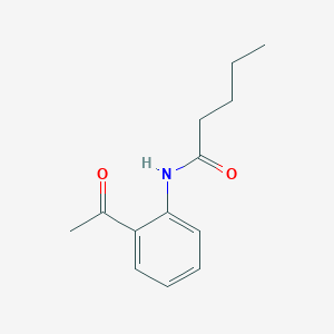 N-(2-acetylphenyl)pentanamide