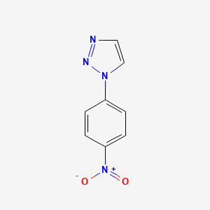 molecular formula C8H6N4O2 B3023431 1-(4-Nitrophenyl)-1h-1,2,3-triazole CAS No. 1204-91-7