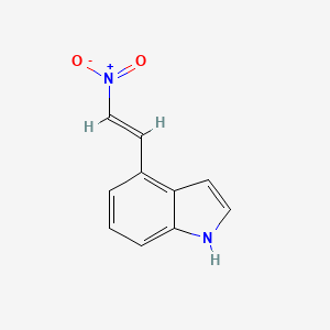 B3023432 4-(2-Nitrovinyl)-1H-indole CAS No. 851192-48-8