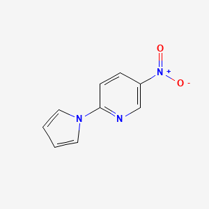 molecular formula C9H7N3O2 B3023435 5-nitro-2-(1H-pyrrol-1-yl)pyridine CAS No. 157842-34-7