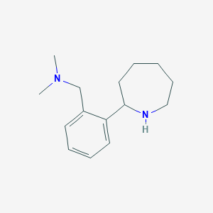 molecular formula C15H24N2 B3023450 1-[2-(azepan-2-yl)phenyl]-N,N-dimethylmethanamine CAS No. 881041-90-3