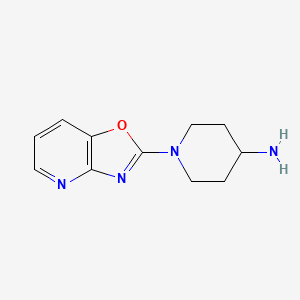 1-(Oxazolo[4,5-b]pyridin-2-yl)piperidin-4-amine