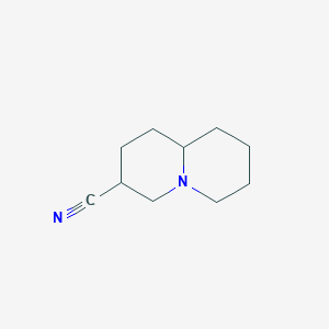 molecular formula C10H16N2 B3023465 Octahydro-1H-quinolizine-3-carbonitrile CAS No. 73259-83-3
