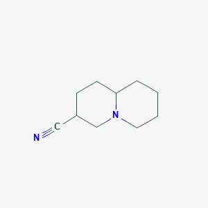 Octahydro-1H-quinolizine-3-carbonitrile