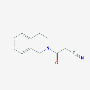 molecular formula C12H12N2O B3023467 3-(3,4-二氢异喹啉-2(1H)-基)-3-氧代丙腈 CAS No. 17613-25-1