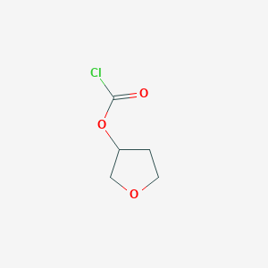 molecular formula C5H7ClO3 B3023477 Oxolan-3-yl carbonochloridate CAS No. 98021-98-8
