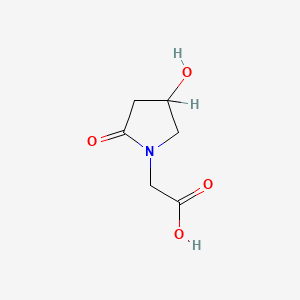 molecular formula C6H9NO4 B3023479 2-(4-Hydroxy-2-oxopyrrolidin-1-yl)acetic acid CAS No. 77191-37-8