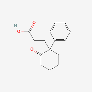 molecular formula C15H18O3 B3023483 3-(2-Oxo-1-phenylcyclohexyl)propanoic acid CAS No. 2819-68-3