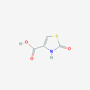molecular formula C4H3NO3S B3023494 2-Oxo-2,3-dihydro-1,3-thiazole-4-carboxylic acid CAS No. 43029-06-7