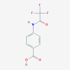 molecular formula C9H6F3NO3 B030235 4-[(三氟乙酰)氨基]苯甲酸 CAS No. 404-26-2
