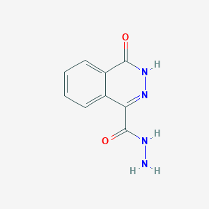 molecular formula C9H8N4O2 B3023506 4-氧代-3,4-二氢酞嗪-1-甲酰肼 CAS No. 61051-67-0