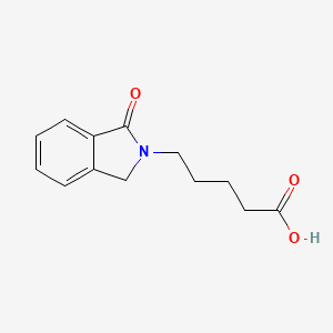 molecular formula C13H15NO3 B3023510 5-(1-Oxo-1,3-dihydro-2H-isoindol-2-YL)pentanoic acid CAS No. 881986-39-6