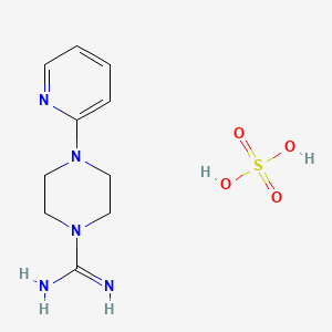 molecular formula C10H17N5O4S B3023522 4-Pyridin-2-ylpiperazine-1-carboximidamide sulfate CAS No. 1187455-76-0