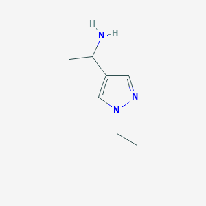 1-(1-propyl-1H-pyrazol-4-yl)ethanamine