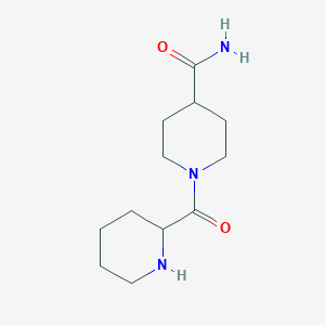 molecular formula C12H21N3O2 B3023525 1-(Piperidine-2-carbonyl)piperidine-4-carboxamide CAS No. 1008079-89-7