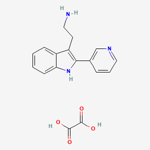 molecular formula C17H17N3O4 B3023539 2-[2-(3-Pyridinyl)-1H-indol-3-YL]ethanamine oxalate CAS No. 916494-18-3