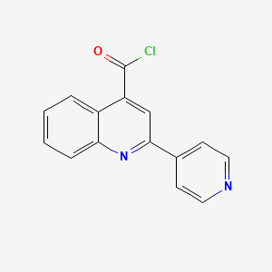 2-Pyridin-4-ylquinoline-4-carbonyl chloride hydrochloride